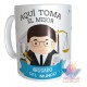 Taza Abogado Cerámica Profesiones Abogada Maestra Doctor