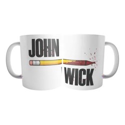 Taza John Wick Lápiz Keanu Reeves Baba Yaga Perro Mod 07