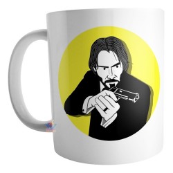 Taza John Wick Lápiz Keanu Reeves Baba Yaga Perro Mod 09