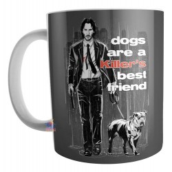 Taza John Wick Lápiz Keanu Reeves Baba Yaga Perro Mod 10