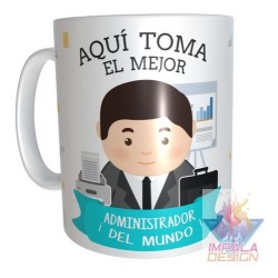 Taza Administrador Cerámica Profesiones Abogada Maestra