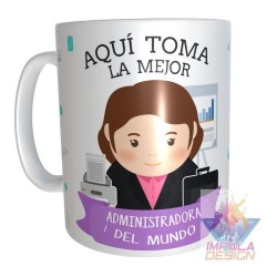 Taza Administradora Cerámica Profesiones Abogada Maestra