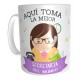 Taza Aquí Toma La Mejor Secretaria Regalo Original Cerámica