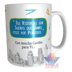 Taza Arquitecto Cerámica Profesiones Abogada Maestra Doctor