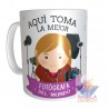Taza Cerámica Aquí Toma La Mejor Fotógrafa.