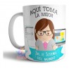 Taza Cerámica Aquí Toma La Mejor Ingeniera De Sistemas