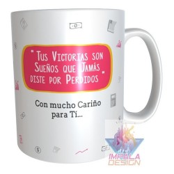 Taza Contadora Cerámica Profesiones Abogada Maestra Doctor