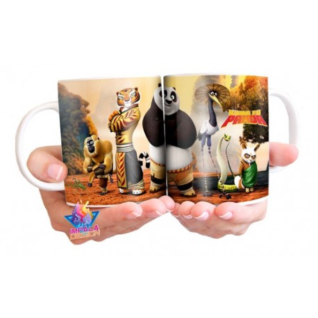 Taza Cerámica Kung Fu Panda Po Maestro Película Modelos