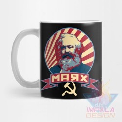 Taza Karl Marx Marxismo Socialismo Comunismo Cerámica M04