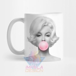 Taza Marilyn Monroe Pop Art Actriz Hollywood Cerámica M3