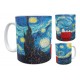 Snoopy Noche Estrellada Van Gogh Cuadro Taza Cerámica