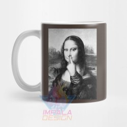 Taza Gioconda Parodia Cuadro Mona Lisa Da Vinci Cerámica