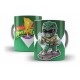 Power Rangers Taza De Cerámica Personajes Varios Modelos