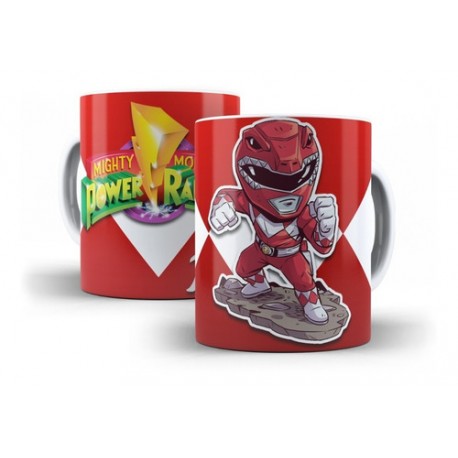 Power Rangers Taza De Cerámica Personajes Varios Modelos