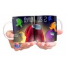 Taza Among Us Gamer Videojuego Cerámica Tripulante Impostor Mod 01