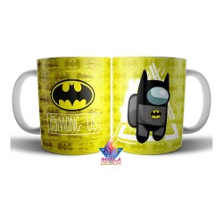 Taza Among Us Gamer Videojuego Cerámica Tripulante Impostor Mod 03