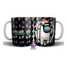 Taza Among Us Gamer Videojuego Cerámica Tripulante Impostor Mod 10