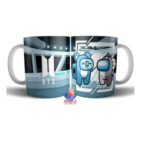 Taza Among Us Cerámica Bt 21 Bts Videojuego