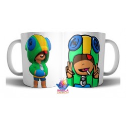 Taza De Cerámica Brawl Star Leon Videojuego Fandom