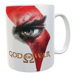 God Of War Kratos Taza Cerámica Atreus Impala Design