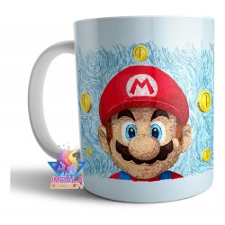 Mario Bros Taza De Cerámica Super Nintento Varios Modelos