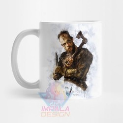 Taza Vikingos Floki Ragnar Lothbrok Logo Serie Valhalla M2