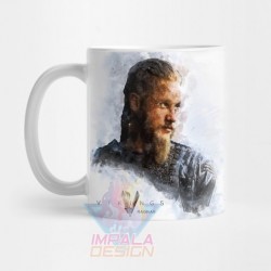 Taza Vikingos Ragnar Lothbrok Logo Serie Valhalla Mod4