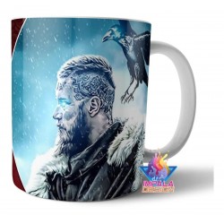 Vikingos Taza Cerámica Varios Modelos Ragnar Floki Ladgerda