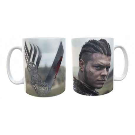 Vikings Vikingos Serie Ivar Ragnar Taza Cerámica King