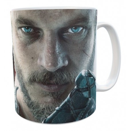 Vikings Vikingos Serie Ragnar Lothbrok Lodbrok Taza Cerámica