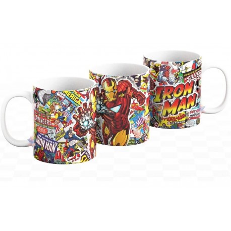 Taza Cerámica Avengers Superhéroe Iron Man