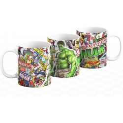 Taza Cerámica Avengers Superhéroe Hulk
