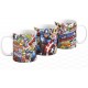 Taza Cerámica Avengers Superhéroe Capitán América