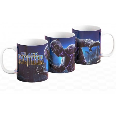 Taza Cerámica Avengers Superhéroe Black Phanter