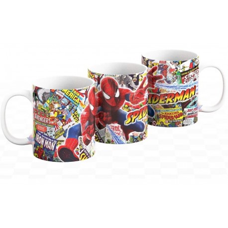 Taza Cerámica Avengers Superhéroe Spiderman