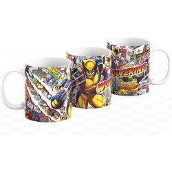 Taza Cerámica Avengers Superhéroe Wolverine