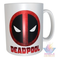Taza De Cerámica Deadpool Comic Logo