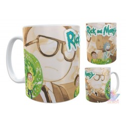 Taza Rick Y Morty Fuck You Viajando Cerámica