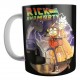 Taza De Cerámica Volver Al Futuro Rick And Morty Marty