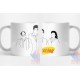 Taza Seinfeld Serie Tv Jerry George Elaine Kramer Cerámica M4