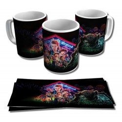 Taza Cerámica Stranger Things Serie Tv Once