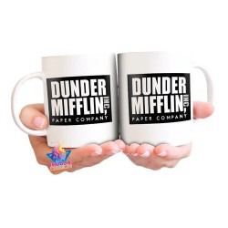 Taza Cerámica Serie Tv The Office Dunder Mifflin Logo