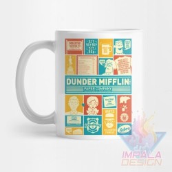 Taza The Office Serie Dunder Mifflin Cerámica