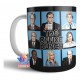 The Office Serie Tv Bunch Taza De Cerámica Personajes