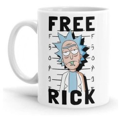 Taza Rick And Morty Diseño Cerámica Free Rick