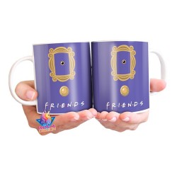 Taza Friends Serie Tv 90 Central Perk Personajes Mod 03