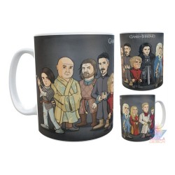 Taza Game Of Thrones Dibujos Personajes Cerámica