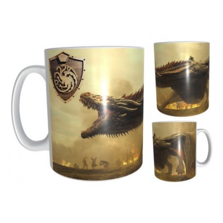 Taza Game Of Thrones Juego Tronos Drogon Khaleesi Dracarys