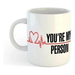 Taza De Cerámica Grey´s Anatomy You´re My Person Logo