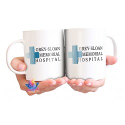 Taza Greys Anatomy Logo Grey Sloan Memorial Hospital